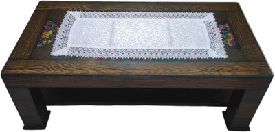 DECOLOGY White 83 cm Table Runner(Polyester)