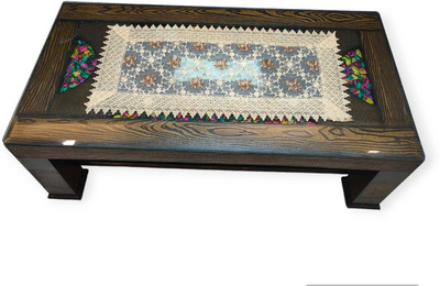 MONKDECOR Brown, Dark Green 83.82 cm Table Runner(Polyester)