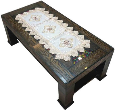 TANLOOMS White, Multicolor, Green 83 cm Table Runner(Polyester)