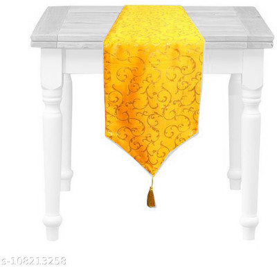 VIREO Gold 178 cm Table Runner(Jacquard)