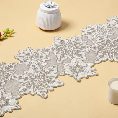 MFU-MADE FOR YOU Grey 33 cm Table Runner(Cotton)