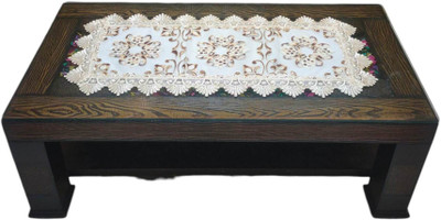 DECOLOGY White, Multicolor, Orange 83 cm Table Runner(Polyester)