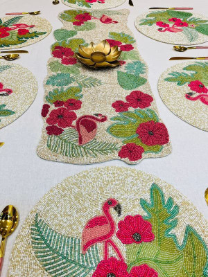 MFU-MADE FOR YOU Multicolor 33 cm Table Runner(Cotton)