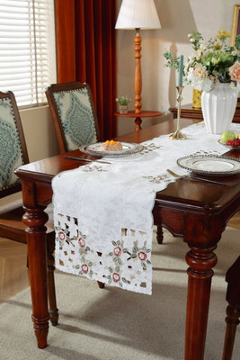 MONKDECOR Maroon 177.8 cm Table Runner(Satin)
