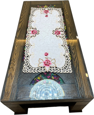 MONKDECOR Multicolor 84 cm Table Runner(Satin)