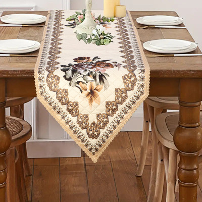 Dakshya Industries Yellow 193 cm Table Runner(Cotton)