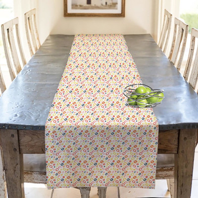 ArtzFolio Multicolor 122 cm Table Runner(Velvet)