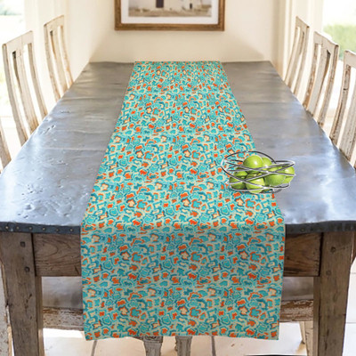 ArtzFolio Multicolor 183 cm Table Runner(Velvet)