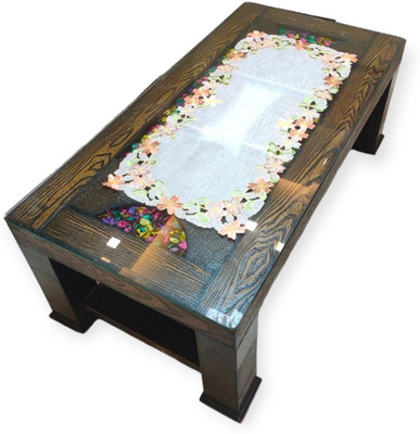 TANLOOMS Brown 83.82 cm Table Runner(Polyester)