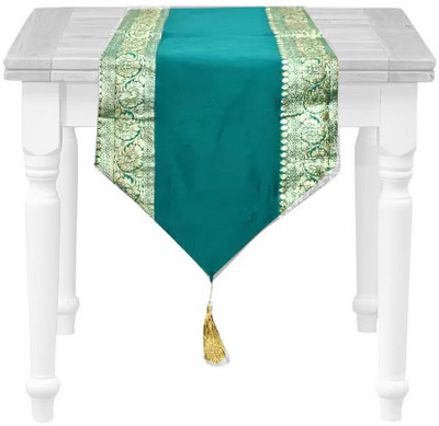 VIREO Blue 178 cm Table Runner(Jacquard)
