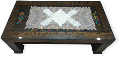 TANLOOMS Grey 83.82 cm Table Runner(Satin)