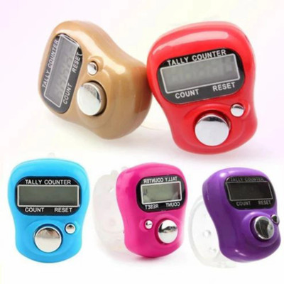 DIVINE Finger Counter for Pooja Meditation Finger Ring Digital Electronic, Mantra Jaap Digital Tally Counter(Yellow, Multicolor Pack of 1 Buyer Will Receive Any Colour Tasbeeh On Order (NO FIX COLOUR WILL COME))