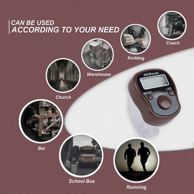 Aim Emporium Digital Tally Counter(Brown Pack of 1)