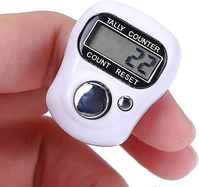 Flamoxo Mini Hand Tally Counter Finger Ring Digital Electronic Head Count Digital Tally Counter(Multicolor Pack of N/A)