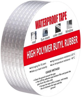 Masox Store Weather-Resistant Repair Tape Reliable Solution for Any Situation Adhesive K04 5 m Butyl Tape(Silver Pack of 1)