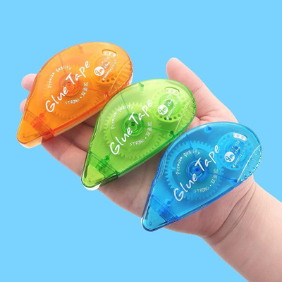 F A T A H 3PCS-Double Sided Adhesive Tape Dispenser Runner for Crafts and Arts Projects Medium glue tape roller (Manual)(Set of 1, White)