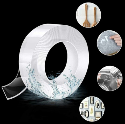 Metrite INDIA Double Sided Medium Neno tape (Manual)(Transparent)