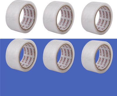 Ki Munik Single Sided Self Adhesive Tape Premium Quality Handheld Premium Quality (Manual)(Set of 6, Transparent)