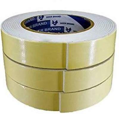 The Mark Double Sided Self Adhesive Acrylic Foam Mounting Tape (Manual)(Set of 3, White)