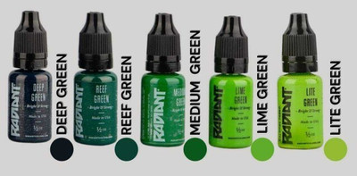 Shield plus Radiant Reef Green 1/2oz Tattoo Ink(Green 15 ml)