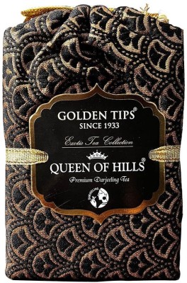 Golden Tips Queen of Hills Premium Brocade Bag Darjeeling Black Tea Box(200 g)