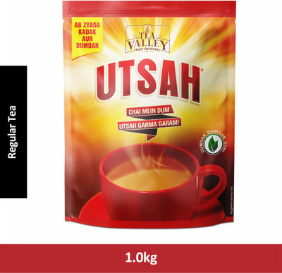 Tea Valley Utsah-1000GM Black Tea Pouch(1000 g)