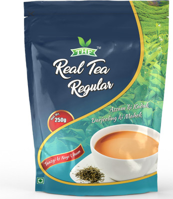 THF REAL TEA REGULAR 250GM Unflavoured Tea Blend Pouch(250 g)