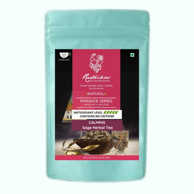Radhikas Fine Teas and Whatnots Sage Herbal : Invoke Inner Calm Herbs Tea Blend Vacuum Pack(50 g)