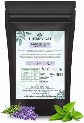 Golden Tips Herbyoga Lavender, Mint Green Tea Pouch(100 g)