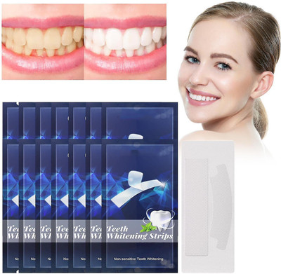 Rajvi Advanced Professional Teeth Whitening Strips Teeth Whitening Kit Teeth Whitening liquid(14 ml)