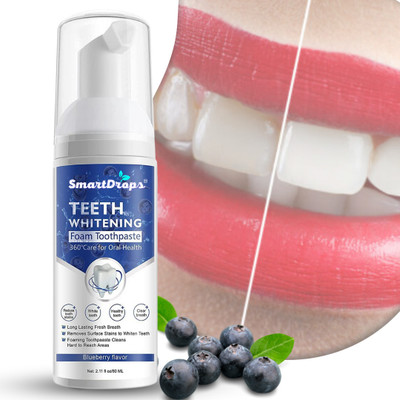 smartdrops Strong & White Teeth | Long Lasting Fresh Breath Teeth Whitening Kit
