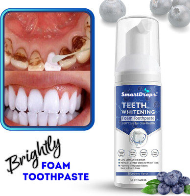 smartdrops FreshMint Gel Toothpaste for Man & Woman Teeth Whitening Kit