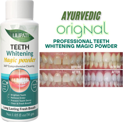 pranaveda Teeth Whitening Toothpaste Serum, Color Corrector Purple 30gm Teeth Whitening Kit