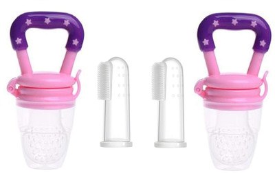 YOS TRENDZ Baby Feeding Teether and Feeder Teether 6133 Feeder(PINK+YELLOW)