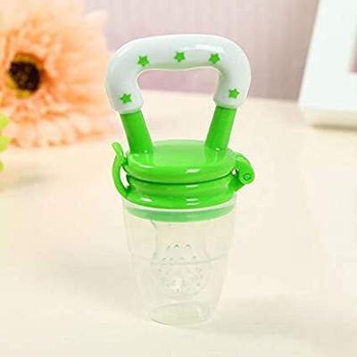 SuperDaze Baby BPA Free Silicon Teether for Food Feeding Teether and Feeder(Green4)