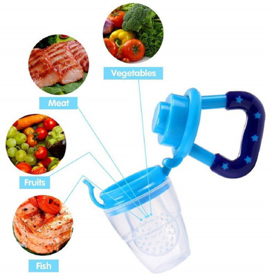 Wuxxa Toddler's and Kid's Baby's Pacifier Fresh Food Feeder, Infant Teether and Feeder(Blue)