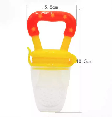 Babylib BPA Free Silicon Fruit Nibbler(YELLOW) Feeder(yellow)