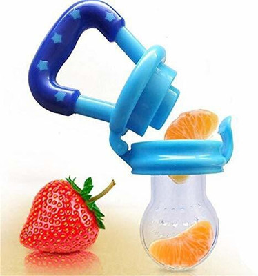 Chicbunny 1 pc/pack Baby Pacifier Food Feeder Silicone Fresh Fruit Milk Nibbler Feeding Teether and Feeder(Multicolor)