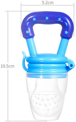 Mukky Baby Fresh Food Feeder Nipple Pacifier Teether and Feeder Teether and Feeder (multiclour )pack of 1 Teether and Feeder(Blue)