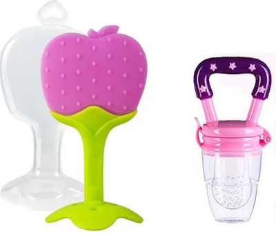 YOS TRENDZ Baby Feeding Teether and Feeder Teether 6153 Teether and Feeder(Pink)