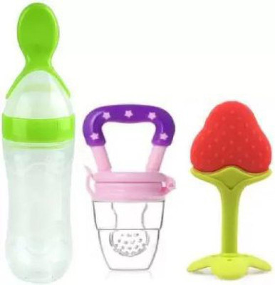 K3NTERPRISES Food Feeder And Baby Fruit Nibbler & Teether Teether and Feeder(Multicolor)