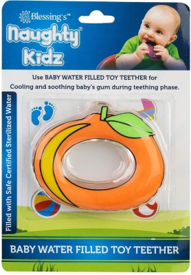 Rkcreation Bpa Free Specially Designed to Ease Teething orange fruit teether Teether(Multicolor)