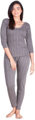 SANRAKSSHAN REWSWOMENTHRMAL_21 Women Top - Pyjama Set Thermal