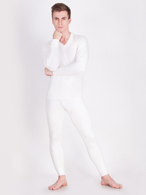 Dollar V Neck Top & Bottom Set Men Top - Pyjama Set Thermal
