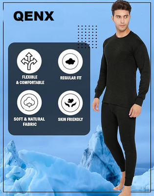 qenx OSWAL INNER Men Top - Pyjama Set Thermal