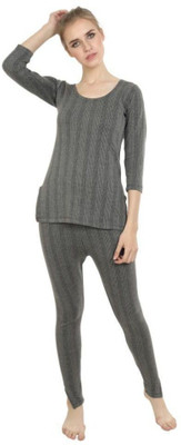 SANRAKSSHAN Women Top - Pyjama Set Thermal