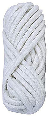 FASHNITY Round Dori Polyester Nada Strings for Pajama 4MM White 12 Meters White(Length: 12 m, Diameter: 4 mm)