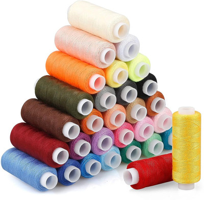 Reveknow Multi color Thread(150 m Pack of30)