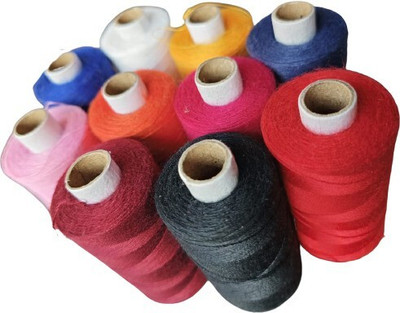 MayRose Multicolor Thread(800 m Pack of10)