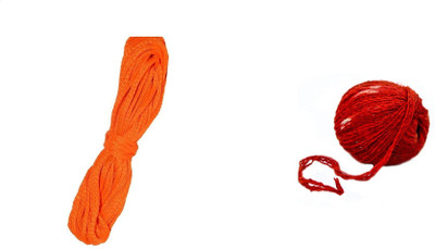 oramsa red, orange Thread(10 m Pack of2)